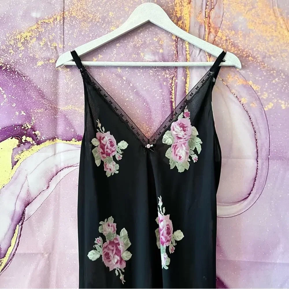 Vintage Oscar de la Renta Pink Label Night Gown S